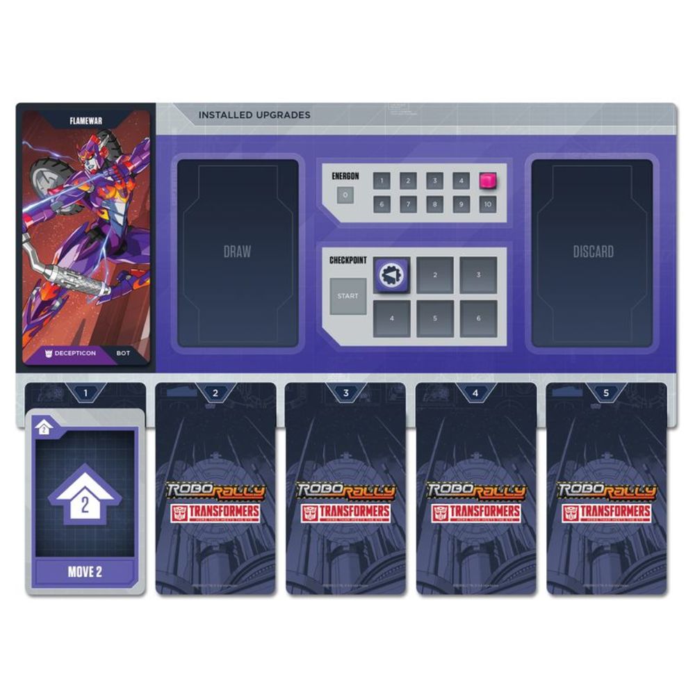 Robo Rally: Transformers | Racing Board Game - Picture 4 of 9